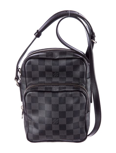 louis vuitton black mini bag|Louis Vuitton black checkered bag.